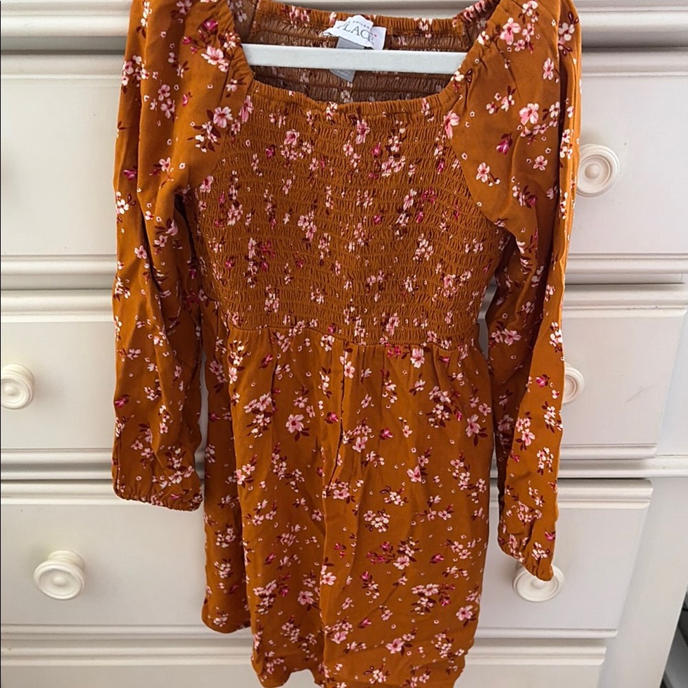 The Children’s Place Fall Floral Long Sleeve Dress 5T like new 3 for $20